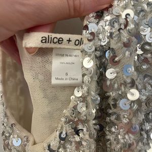 Y2k Alice + Olivia Dress Mini Sequin Tutu Tulle Tiered